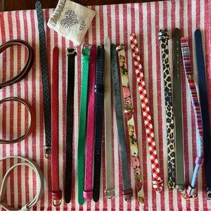 Keep collective leather and silicone bands. Single and doubles